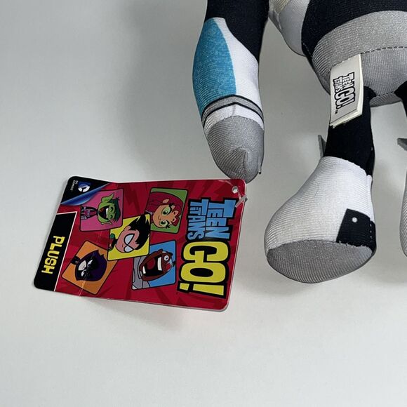 Teen Titans Go CYBORG 9" Plush Figure Stuffed Doll Soft NEW - Picture 4 of 6